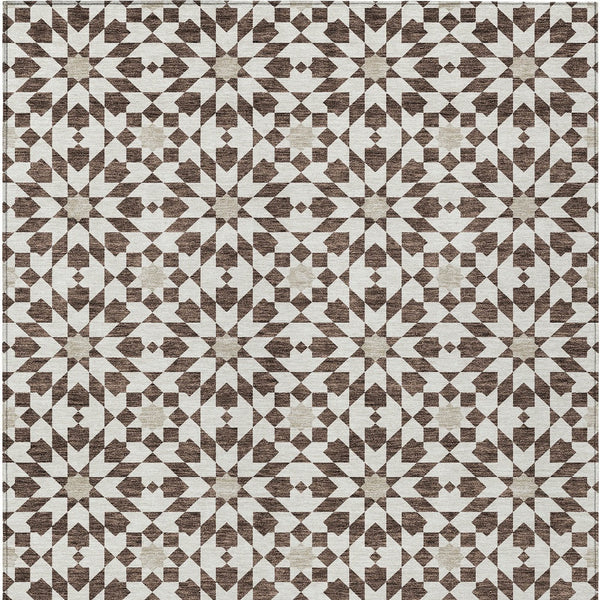 Homeroots 3' Black Gray Silver Floral Medallion Washable Area Rug For Stylish Indoor & Outdoor Spaces 10' X 14' Polyester 583773