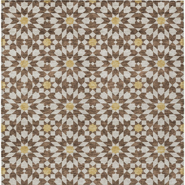 Homeroots 3' Black Gray Silver Floral Medallion Washable Area Rug For Stylish Indoor & Outdoor Spaces 3' X 5' Polyester 583780