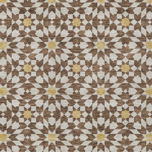 Homeroots 3' Black Gray Silver Floral Medallion Washable Area Rug For Stylish Indoor & Outdoor Spaces 3' X 5' Polyester 583780