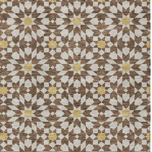 Homeroots 3' Black Gray Silver Floral Medallion Washable Area Rug For Stylish Indoor & Outdoor Spaces 5' X 8' Polyester 583781