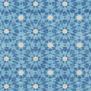 Homeroots 3' Black Gray Silver Floral Medallion Washable Area Rug For Stylish Indoor & Outdoor Spaces 3' X 5' Polyester 583786