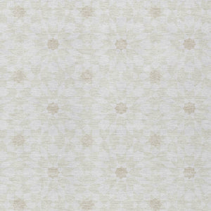 Homeroots 3' Black Gray Silver Floral Medallion Washable Area Rug For Stylish Indoor & Outdoor Spaces 5' X 8' Polyester 583799