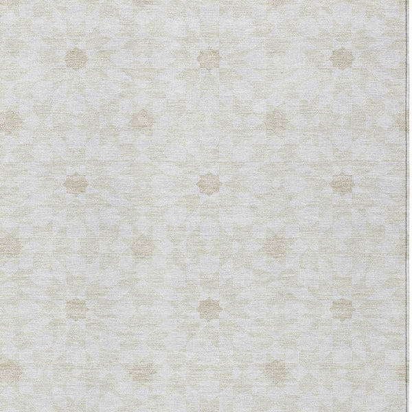 Homeroots 3' Black Gray Silver Floral Medallion Washable Area Rug For Stylish Indoor & Outdoor Spaces 9' X 12' Polyester 583802