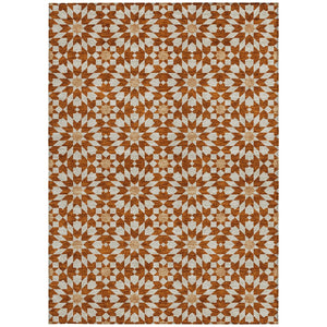 Homeroots 3' Black Gray Silver Floral Medallion Washable Area Rug For Stylish Indoor & Outdoor Spaces 9' X 12' Polyester 583838