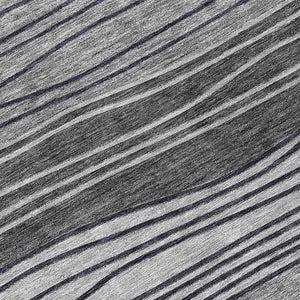 Homeroots 3' Artichoke Green And Taupe Striped Washable Indoor Outdoor Area Rug For Stylish Spaces 8' Round Polyester 583872