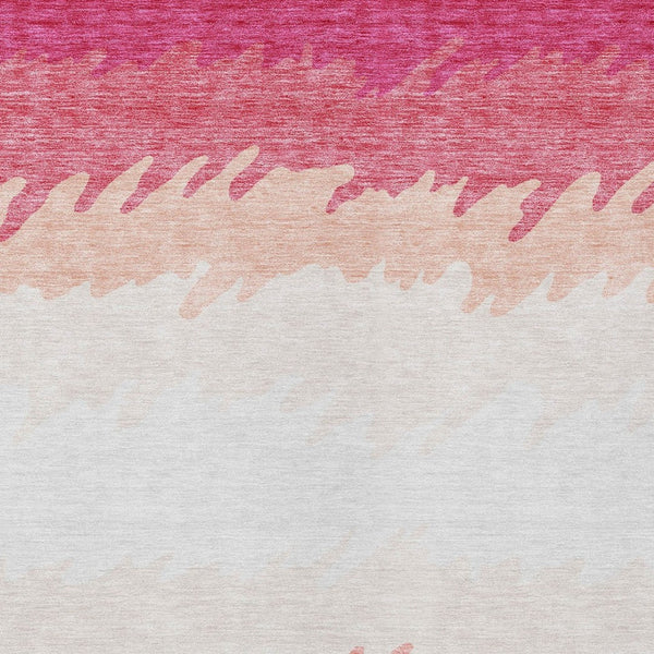 Homeroots 3' Black Charcoal And Silver Striped Area Rug - Stylish, Washable, Durable For Indoor & Outdoor Use 3' X 5' Polyester 583906