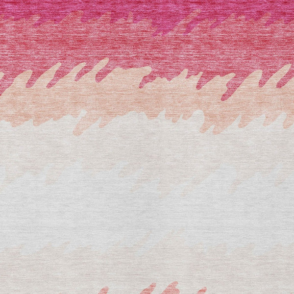 Homeroots 3' Black Charcoal And Silver Striped Area Rug - Stylish, Washable, Durable For Indoor & Outdoor Use 5' X 8' Polyester 583907