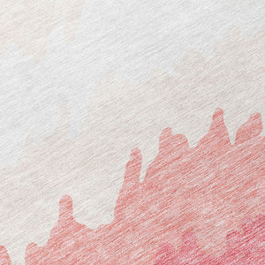 Homeroots 3' Black Charcoal And Silver Striped Area Rug - Stylish, Washable, Durable For Indoor & Outdoor Use 5' X 8' Polyester 583907