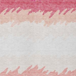 Homeroots 3' Black Charcoal And Silver Striped Area Rug - Stylish, Washable, Durable For Indoor & Outdoor Use 8' X 10' Polyester 583909