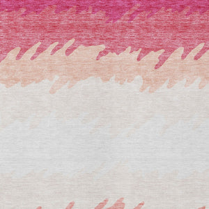 Homeroots 3' Black Charcoal And Silver Striped Area Rug - Stylish, Washable, Durable For Indoor & Outdoor Use 9' X 12' Polyester 583910