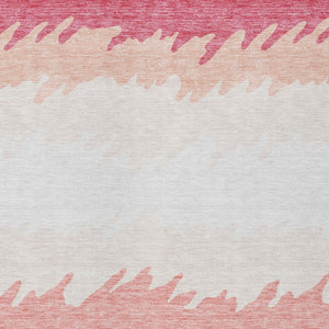 Homeroots 3' Black Charcoal And Silver Striped Area Rug - Stylish, Washable, Durable For Indoor & Outdoor Use 10' X 14' Polyester 583911