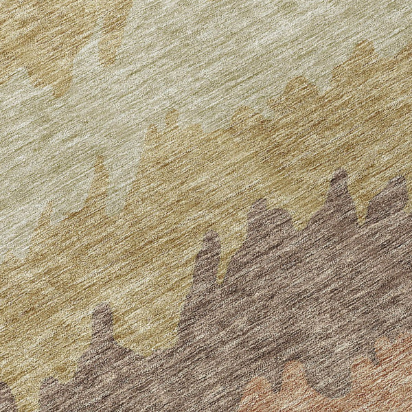 Homeroots 3' Black Charcoal And Silver Striped Area Rug - Stylish, Washable, Durable For Indoor & Outdoor Use 8' Round Polyester 583914