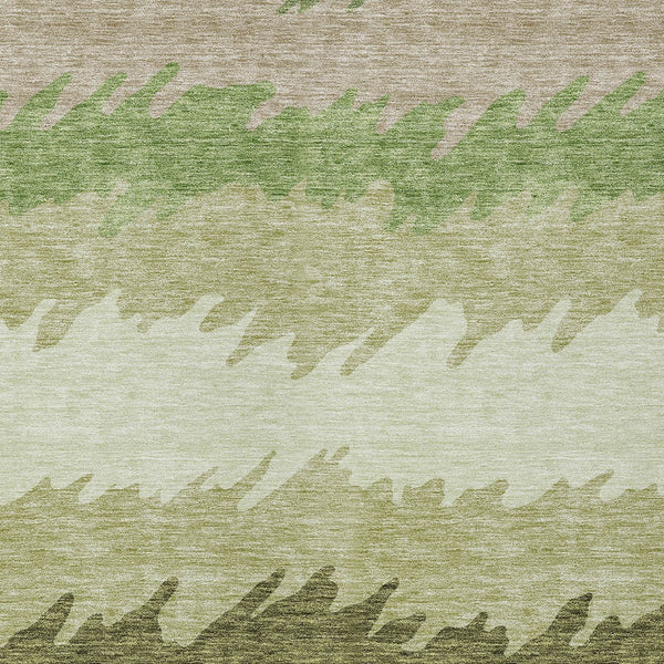 Homeroots 3' Black Charcoal And Silver Striped Area Rug - Stylish, Washable, Durable For Indoor & Outdoor Use 3' X 5' Polyester 583918