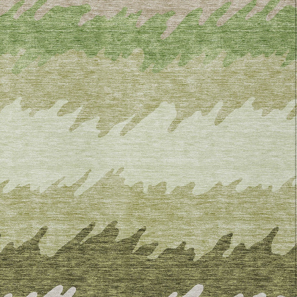 Homeroots 3' Black Charcoal And Silver Striped Area Rug - Stylish, Washable, Durable For Indoor & Outdoor Use 5' X 8' Polyester 583919