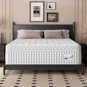 English Elm 12 Inch Full Hybrid Mattress Gel Foam Pocket Springs Firm Support Cool Sleep B2716P454722