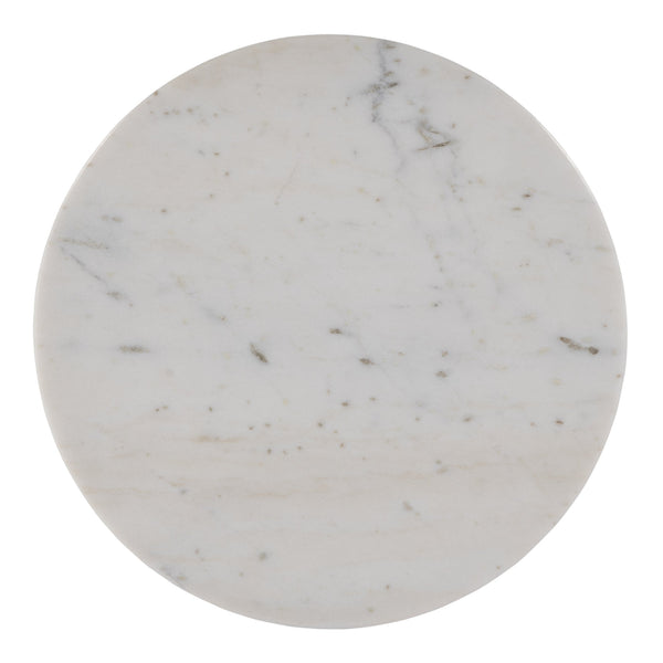 Butler Specialty Hallie Round Marble And Metal Side Table - Elegant Design With Antique Brass Finish For Any Room Antique Gold Marble,Stainless Steel,Plyboard 5840226-butler