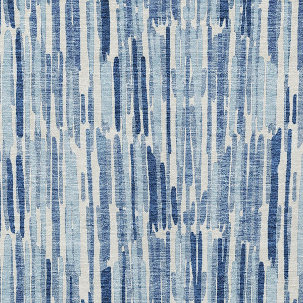 Homeroots 3' Aqua Teal Blue And Lime Green Abstract Washable Area Rug For Indoor And Outdoor Spaces 10' X 14' Polyester 584067