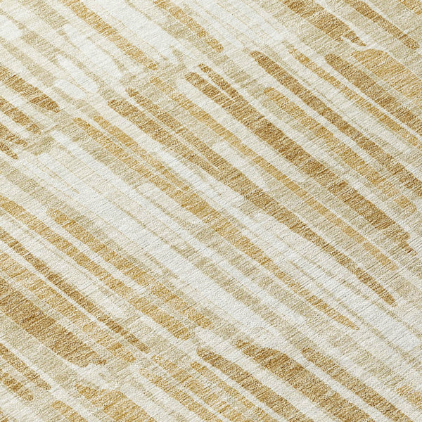 Homeroots 3' Aqua Teal Blue And Lime Green Abstract Washable Area Rug For Indoor And Outdoor Spaces 8' Round Polyester 584070