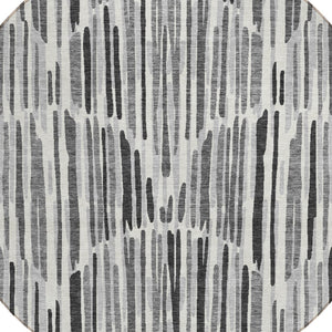 Homeroots 3' Aqua Teal Blue And Lime Green Abstract Washable Area Rug For Indoor And Outdoor Spaces 8' Round Polyester 584076