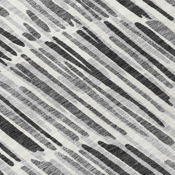 Homeroots 3' Aqua Teal Blue And Lime Green Abstract Washable Area Rug For Indoor And Outdoor Spaces 8' Round Polyester 584076