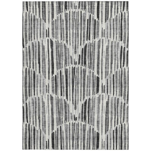 Homeroots 3' Aqua Teal Blue And Lime Green Abstract Washable Area Rug For Indoor And Outdoor Spaces 9' X 12' Polyester 584078