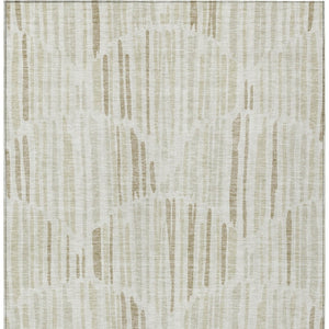 Homeroots 3' Aqua Teal Blue And Lime Green Abstract Washable Area Rug For Indoor And Outdoor Spaces 5' X 8' Polyester 584081