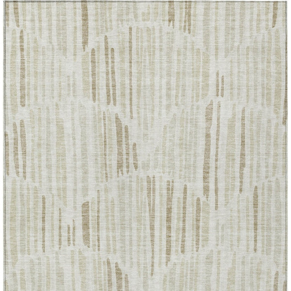 Homeroots 3' Aqua Teal Blue And Lime Green Abstract Washable Area Rug For Indoor And Outdoor Spaces 5' X 8' Polyester 584081