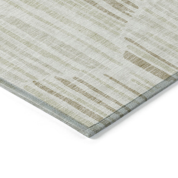 Homeroots 3' Aqua Teal Blue And Lime Green Abstract Washable Area Rug For Indoor And Outdoor Spaces 8' X 10' Polyester 584083