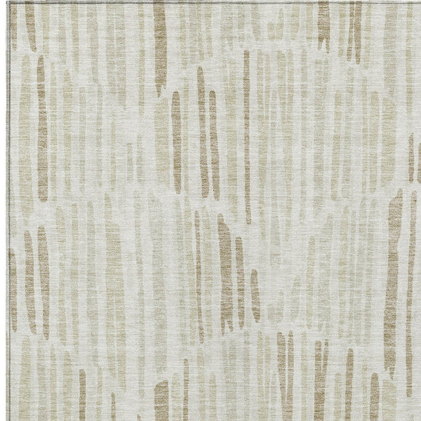 Homeroots 3' Aqua Teal Blue And Lime Green Abstract Washable Area Rug For Indoor And Outdoor Spaces 8' X 10' Polyester 584083