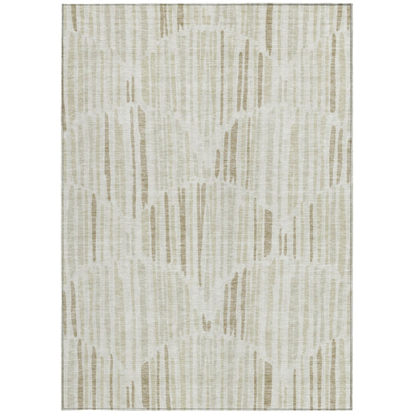 Homeroots 3' Aqua Teal Blue And Lime Green Abstract Washable Area Rug For Indoor And Outdoor Spaces 9' X 12' Polyester 584084