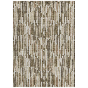 Homeroots 3' Aqua Teal Blue And Lime Green Abstract Washable Area Rug For Indoor And Outdoor Spaces 9' X 12' Polyester 584090