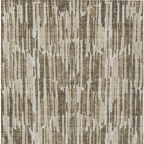 Homeroots 3' Aqua Teal Blue And Lime Green Abstract Washable Area Rug For Indoor And Outdoor Spaces 10' X 14' Polyester 584091