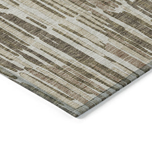 Homeroots 3' Aqua Teal Blue And Lime Green Abstract Washable Area Rug For Indoor And Outdoor Spaces 10' X 14' Polyester 584091