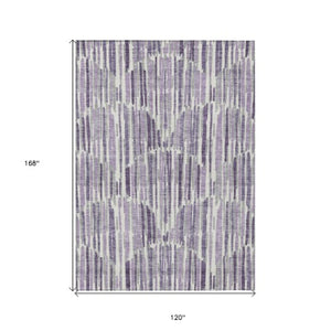 Homeroots 3' Aqua Teal Blue And Lime Green Abstract Washable Area Rug For Indoor And Outdoor Spaces 10' X 14' Polyester 584103