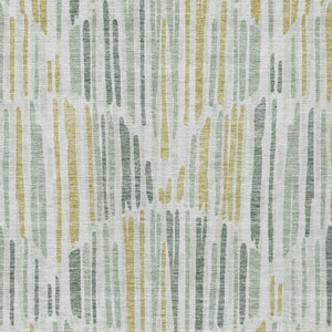 Homeroots 3' Aqua Teal Blue And Lime Green Abstract Washable Area Rug For Indoor And Outdoor Spaces 5' X 8' Polyester 584105