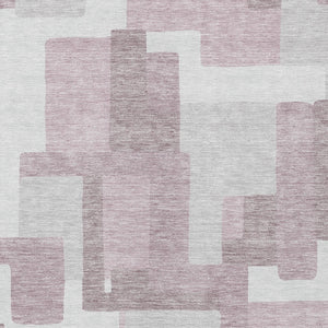 Homeroots 3' Beige Tan And Taupe Abstract Washable Area Rug For Indoor Or Outdoor Use - Durable Design 3' X 5' Polyester 584116