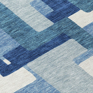 Homeroots 3' Beige Tan And Taupe Abstract Washable Area Rug For Indoor Or Outdoor Use - Durable Design 8' Round Polyester 584130