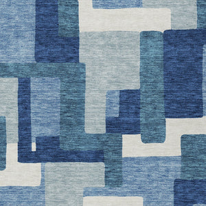 Homeroots 3' Beige Tan And Taupe Abstract Washable Area Rug For Indoor Or Outdoor Use - Durable Design 8' X 10' Polyester 584131