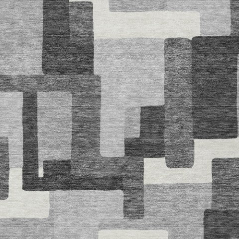 Homeroots 3' Beige Tan And Taupe Abstract Washable Area Rug For Indoor Or Outdoor Use - Durable Design 3' X 5' Polyester 584146