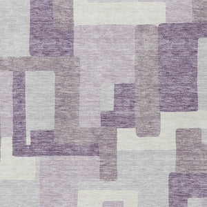 Homeroots 3' Beige Tan And Taupe Abstract Washable Area Rug For Indoor Or Outdoor Use - Durable Design 3' X 5' Polyester 584152