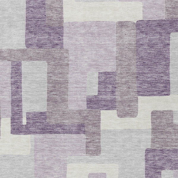 Homeroots 3' Beige Tan And Taupe Abstract Washable Area Rug For Indoor Or Outdoor Use - Durable Design 3' X 5' Polyester 584152