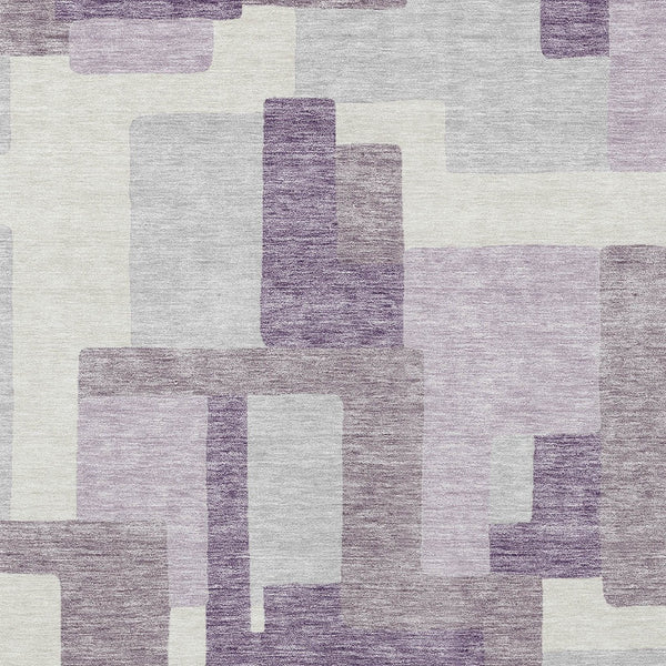 Homeroots 3' Beige Tan And Taupe Abstract Washable Area Rug For Indoor Or Outdoor Use - Durable Design 8' X 10' Polyester 584155