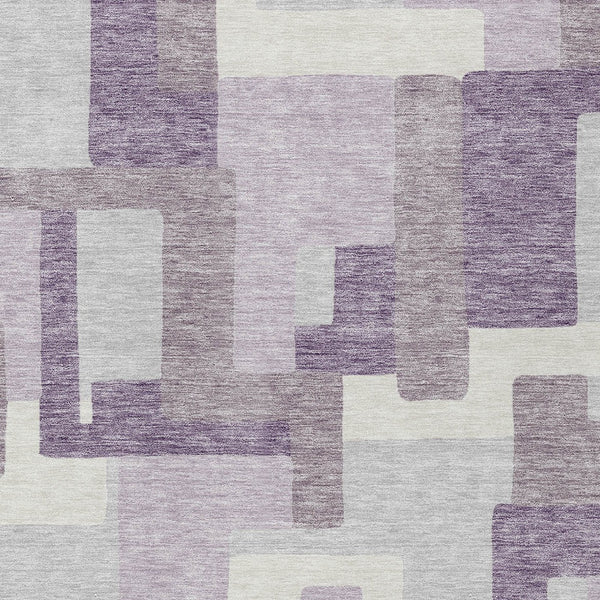 Homeroots 3' Beige Tan And Taupe Abstract Washable Area Rug For Indoor Or Outdoor Use - Durable Design 9' X 12' Polyester 584156