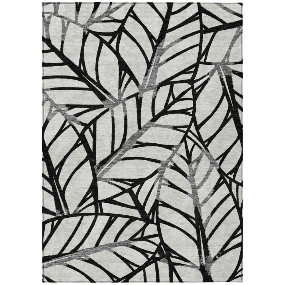 HomeRoots 9' Elegant Floral Washable Area Rug for Indoor & Outdoor Spaces - Durable, Stylish, Easy Care! 9' X 12' 584192