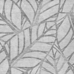 Homeroots 3' Artichoke Green And Beige Floral Washable Area Rug For Indoor Outdoor Use, Durable & Stylish 8' X 10' Polyester 584209