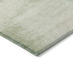 Homeroots 3' Artichoke Green Abstract Washable Indoor Outdoor Area Rug – Durable, Stylish, Stain Resistant Design 5' X 8' Polyester 584243