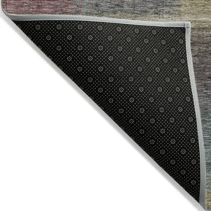 HomeRoots 9' Modern Abstract Washable Area Rug in Beige, Mauve & Brown - Versatile for Indoor & Outdoor Use 9' X 12' 584252
