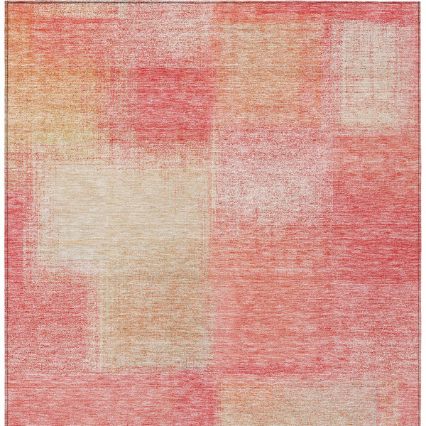 Homeroots 3' Artichoke Green Abstract Washable Indoor Outdoor Area Rug – Durable, Stylish, Stain Resistant Design 3' X 5' Polyester 584254