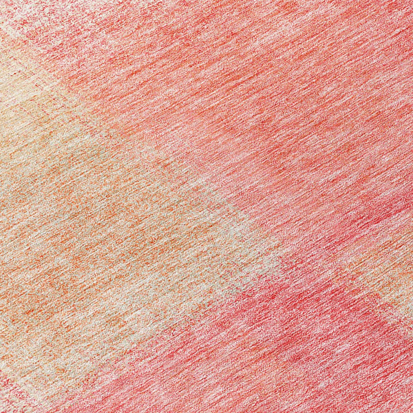 Homeroots 3' Artichoke Green Abstract Washable Indoor Outdoor Area Rug – Durable, Stylish, Stain Resistant Design 8' Round Polyester 584256