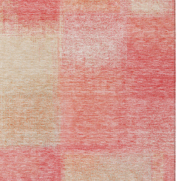 Homeroots 3' Artichoke Green Abstract Washable Indoor Outdoor Area Rug – Durable, Stylish, Stain Resistant Design 8' X 10' Polyester 584257